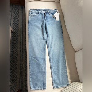 Light Wash Women's Straight Jeans - Unbranded